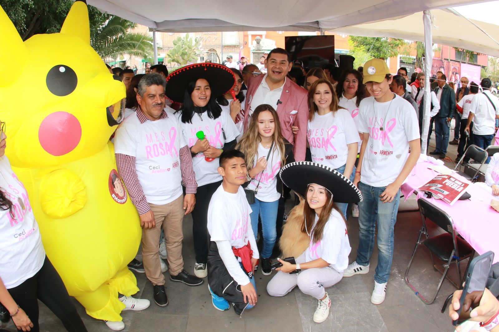 Éxito en la segunda activación del maratón de la 4ta. Transformación en Puebla