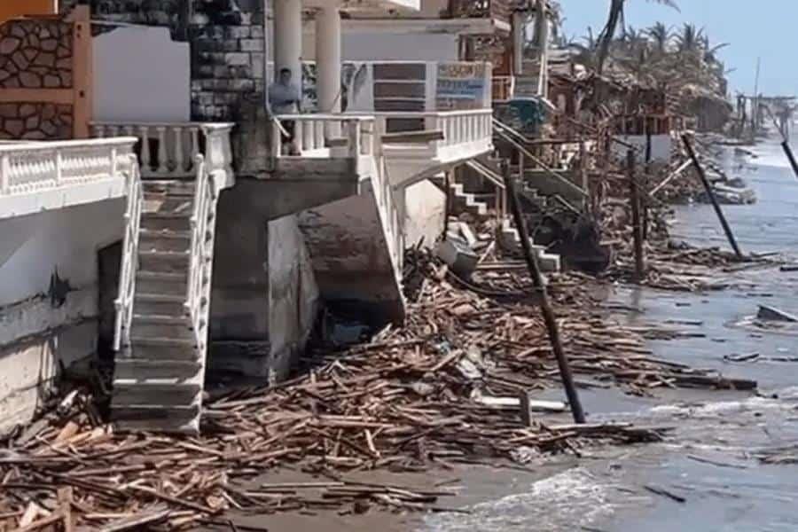 Acapulco se recupera: Restauranteros de Playa Bonfil luchan contra el impacto del Huracán Otis